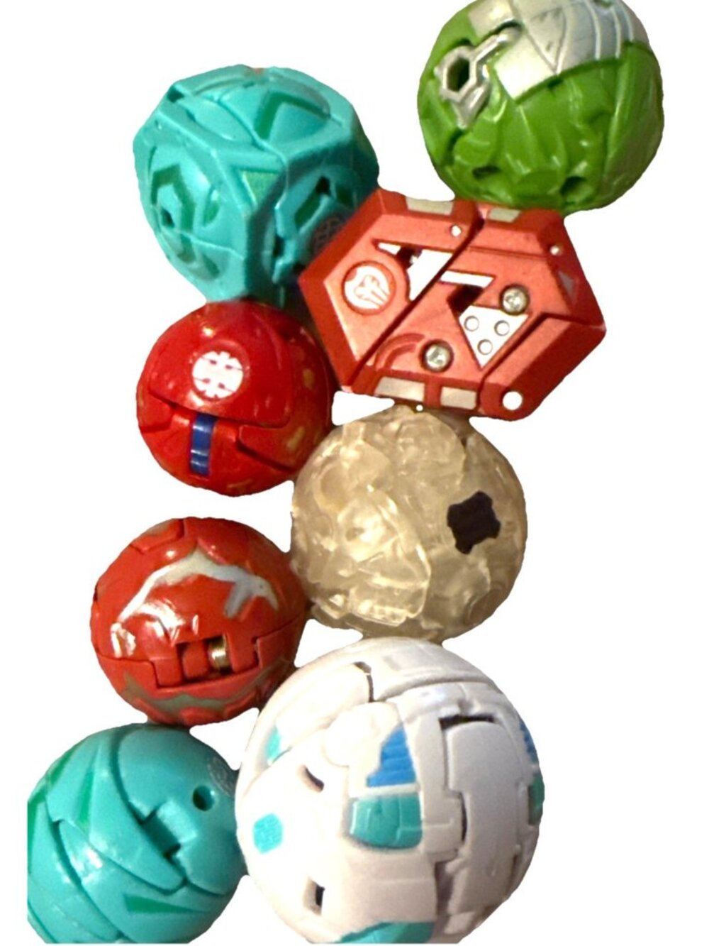 8 pc Lot Bakugan Battle Brawlers